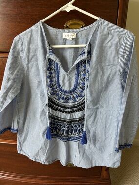 Velvet Striped Shirt